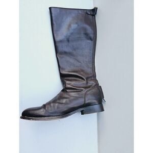 Frye full-length inner side zipper for easy on off